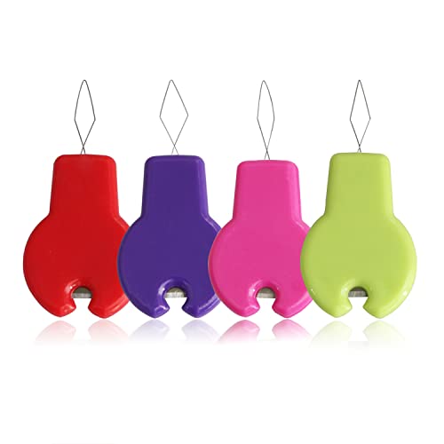 Yyangz 32Pcs Gourd Shaped Plastic Needle Threaders With Cut-Off Thread Function For Hand Sewing, Needle Threader Tool For Sewing Needles, Crafting, Sewing Machine, Knitting Craft #TOP2