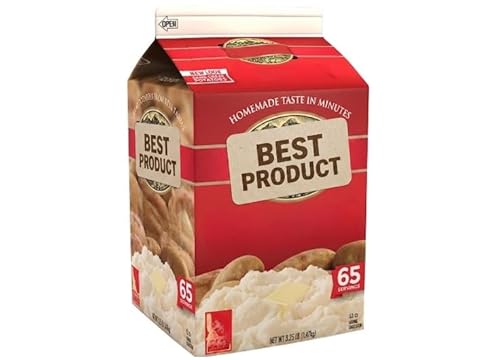 Idahoann Potatoes, 3.25 lbs., Creamy Instant Mashed Potatoes Made with Real Idaho Potatoes for Easy Meals