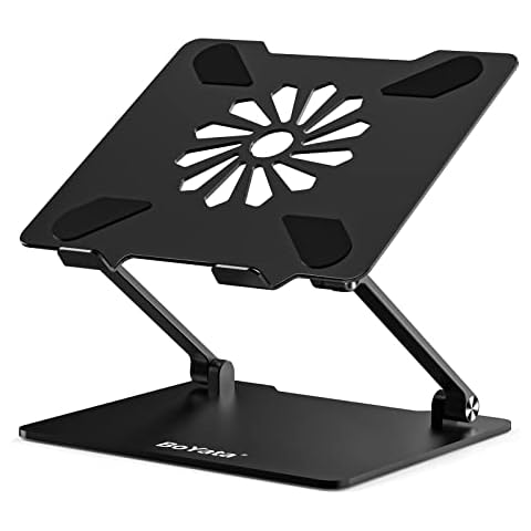 BoYata Laptop Ständer, Ergonomisch Höhenverstellbarer Laptop Riser, Leichter Tablet Ständer, Notebook Ständer Halter Kompatibel für MacBook Pro/Air, Samsung, Acer Laptops & Tablets Cover