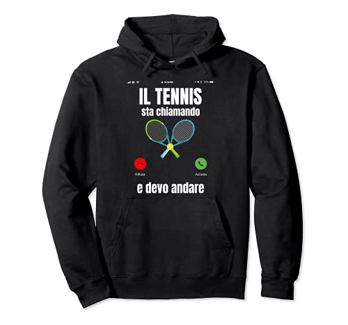 Tennis Divertente Tennista Uomo Donna Felpa con