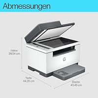 HP LaserJet MFP M234sdw Multifunktionslaserdrucker, Drucker, Scanner, Kopierer, Vorlageneinzug, WLAN, LAN, Duplex, Airprint, Grau-Weiß – Ansicht 4