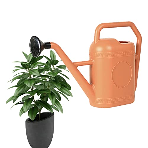Regaderas pequeñas para interiores, regadera de jardín con boquilla larga, regadera para plantas de interior, regaderas de flores, regadera de jardín con cabezal de aspersor para casa, flores