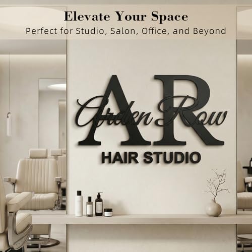 Image of Custom Acrylic Sign, Personalized Business Logo Name Sign, 3D Laser Cut Acrylic Letters, Custom Business Signage for Storefront, Salon, Bar, Office, Studio or Home Wall Decor