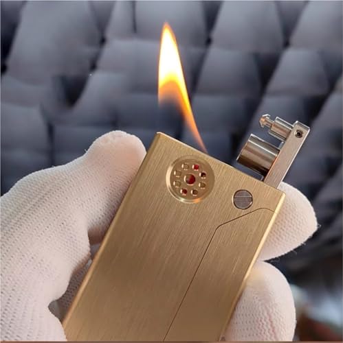 Encendedor mecánico de queroseno cortavientos y recargable 4
