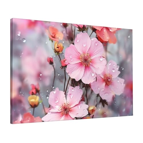 Décoration murale fleur délavée ? Optez pour cette impression HD
