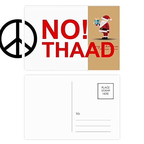 Cartes postales No THAAD contre le père Noël lot de 20 pièces pour correspondance
