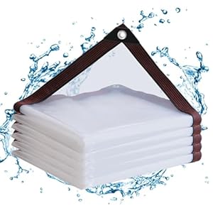 Yilufacai Bâche transparente Plane 1x1m