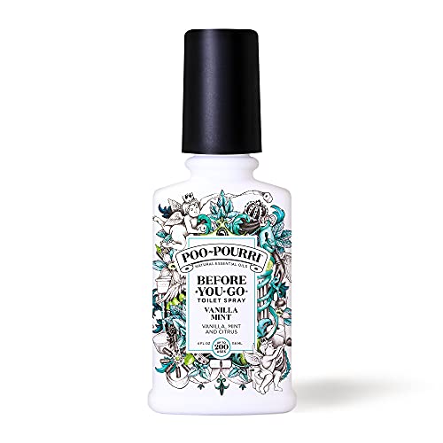 Poo-Pourri Before-You- go Toilet Spray, 4 Fl Oz, Vanilla Mint