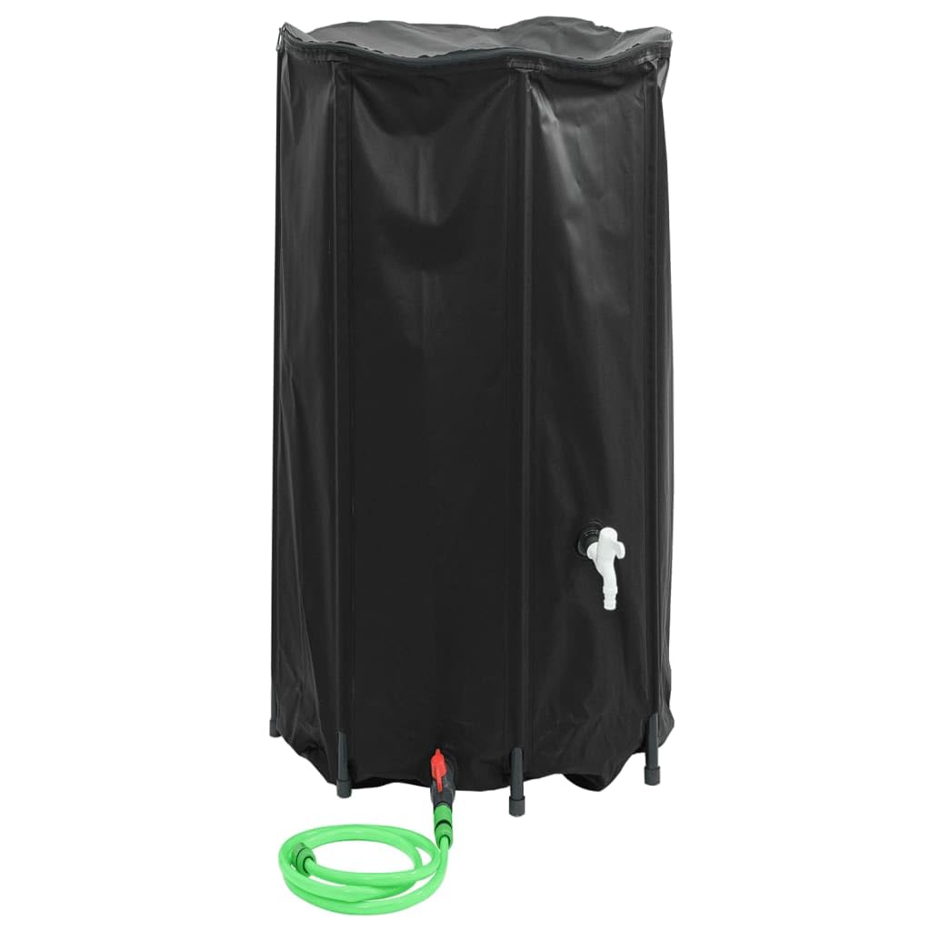 Wassertank mit klappbarem Hahn, 380 l aus PVC, Wasserbehälter, faltbarer Wasserkanister, Wasserkanister für Notfall, Vorbereitung, Krisenvorbereitung