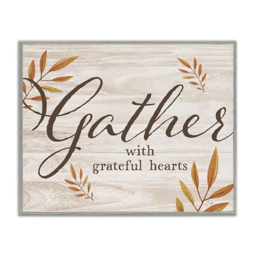 Gather with Grateful Hearts, 24 x 30 Inch Framed Giclée Print