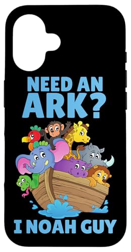 Need An Ark I Noah Guy Funny Kids �N���X�`���� ���[���A �ʟ������� �X�}�z�P�[�X iPhone 16 �p