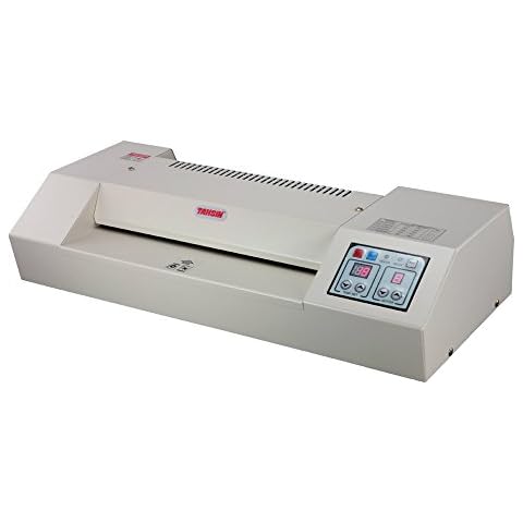 Tamerica TCC-6000 13-inch Photo Pouch Laminator; 13” Laminating Width; Laminates up to 10 mil Pouches; Adjustable Temperature; 5-min. Warm Up; Laminates up to 26”/min Cover