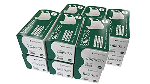 シップヘルスケア SHIPマスク サージカルマスク 医療仕様 日本製(箱フィルム包装あり) 30枚入 (12)