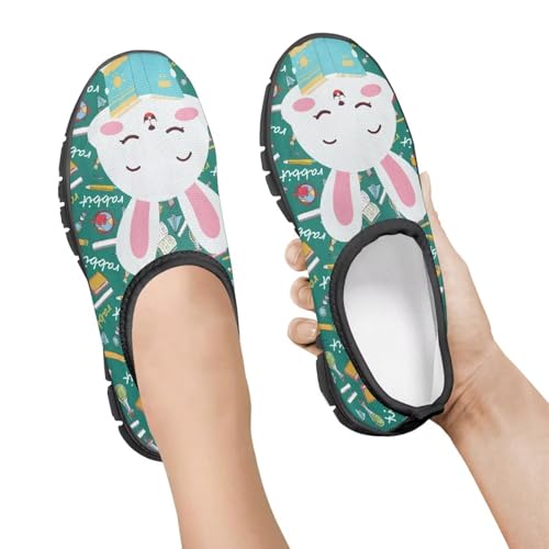 Big Kids Cute Slip-On Flat Lightweight Shoes Walking Casual Comfortable Art Painted Travel Outdoor School Shoes Boys Girls Print Series US Size 11-153