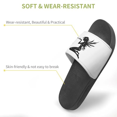 Weed Fairy Weed Leaf Slippers for Women Men Anti-Slip Shower Slides Open Toe Slippers for Home Outdoor Beach3
