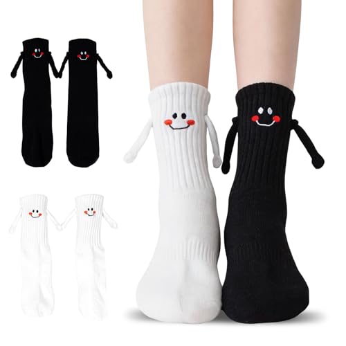 Shyllin Calzini Magnetici Natale, 2 Paia Migliori Amici Regali di