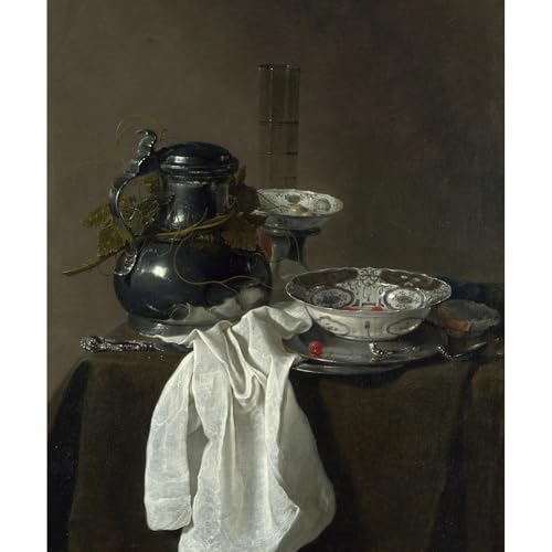 Impression toile nature morte cruche étain, finie la déco murale terne avec cet art durable
