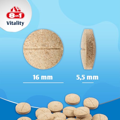8in1 Multivitamin Tabletten Puppy - zur Nahrungsergänzung bei Welpen, 1 Dose (100 Tabletten)