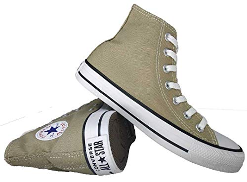 Tênis Converse Chuck Taylor All Star Lift Hi Caqui Preto Branco 33