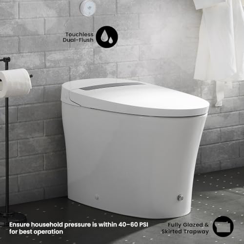Image of Swiss Madison Hugo Smart Toilet, Touchless Vortex Dual-Flush 1.1 /1.6 gpf Tankless Toilets for Bathroom