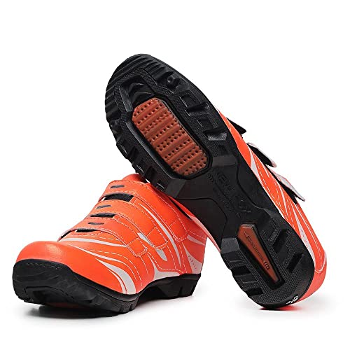 Tenis Sapatilha Ciclismo New Fox Bike Reflective Masculino e Feminino NEWFOX NF-REFLECT-FLUOR Laranj