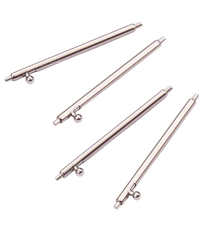 Pack of 4 pcs, Quick Release Watch Strap 24mm pins bar, Band Smart Watch Steel Spring bar, Watch pins lugs Buckle Clasp 24mm Stainless Quality