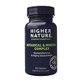 Higher Nature - Botanical & Mineral Complex - Bio Minerals - Plant Based Complex - Multimineral Supplement - Vegetarian & Vegan - 90 Tablets