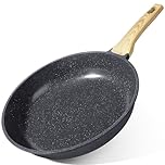 GiPP Padella Antiaderente – Padella Sana e Atossica, Compatibile con Induzione, Senza PFAS e PFOA, Lavabile in Lavastoviglie(Grigio,24CM)