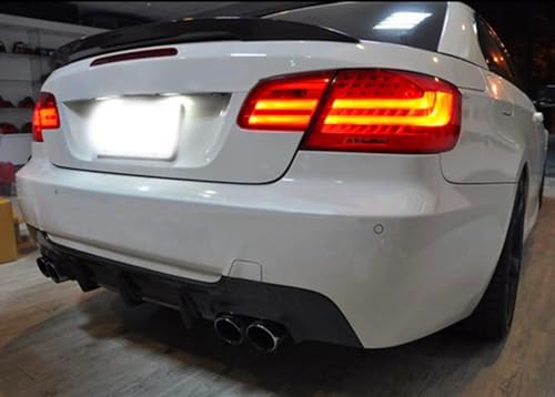 Difusor trasero deportivo para BMW E92 E93 MTech 2007-2013 con protector de parachoques 6