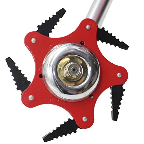 5 Steel Cutter Head Universal fit Replacement Blade Mulching Blade for Straight Shaft Brush Cutter with 1 inch Gearbox Size