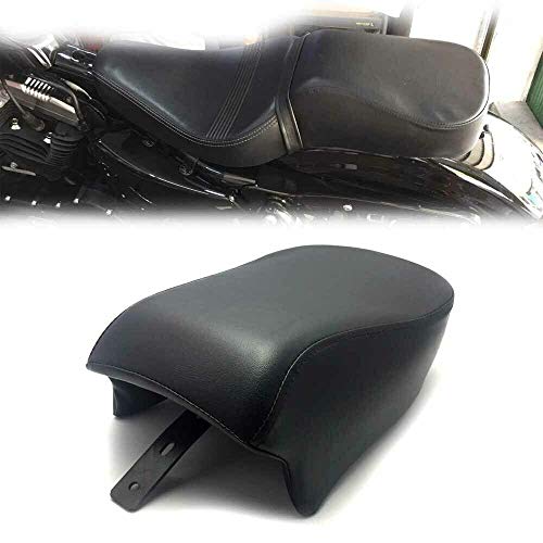 Image of Leather Rear Passenger Seat Pillion Fits for Harley Sportster 48 72 XL1200X 2016-2022