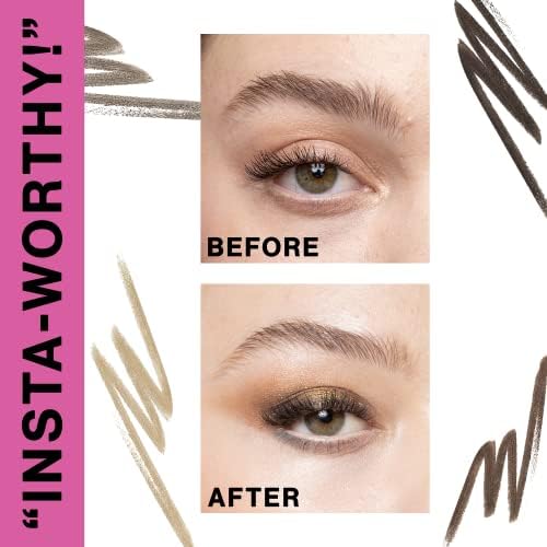 wet n wild Ultimate Eyebrow Retractable Definer Pencil, Dual-Sided, Fine Tip, Shapes, Defines, Fills Brows Makeup - Dark Brown - 2