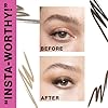wet n wild Ultimate Eyebrow Retractable Definer Pencil, Dual-Sided, Fine Tip, Shapes, Defines, Fills Brows Makeup - Dark Brown