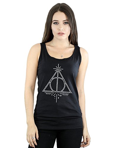 Harry Potter Women's Deathly Hallows Symbol Vest X-Large Black