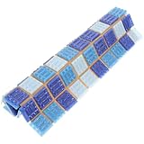 OSALADI Azulejos Adhesivos Decorativos Para Piscina y Baño Autoadhesivo Azul Para Paredes y Suelos Vinilo Para Cenefa Piscinas y Peces Para Cocinas