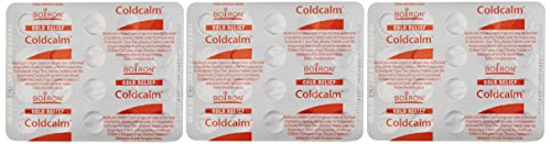 Boiron Coldcalm Cold Relief Medicine, 60 Tablets (Pack Of 3). Quick-Dissolvin For Sneezing, Runny Nose, Nasal Congestion And Minor Sore Throat. Non-Drowsy Cold Medicine, Natural Active Ingredients #TOP3