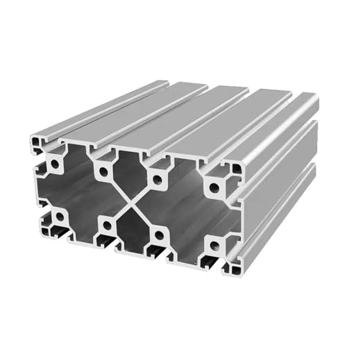 Profilé en aluminium 80160 pour châssis de simulation et guidage linéaire rigide 1m