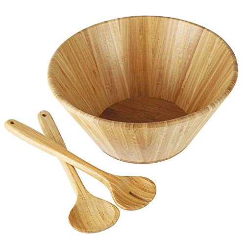 Mor 008845 Conjunto saladeira Bamboo, 3 Peças