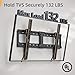 IWORKBOARD 55 65 75 85 inch Tilting TV Wall Mount for 32-90 '' TVs, Low Profile TV Mount Bracket, Safe Lock & Quick Release, Max VESA 600x400mm, 24 inch Studs,132 lbs, Fit Most 55+ 75+ 85+ 86 TVs