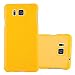 Produktbild Cadorabo Hülle für Samsung Galaxy Alpha in Jelly GELB  Handyhülle aus flexiblem TPU Silikon  Silikonhülle Schutzhülle Ultra Slim Soft Back Cover Case Bumper