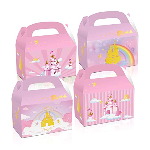 12Pcs Principessa Partito Bomboniere Scatole Scatole Regalo Principessa Per Compleanno, Baby Shower, Matrimonio