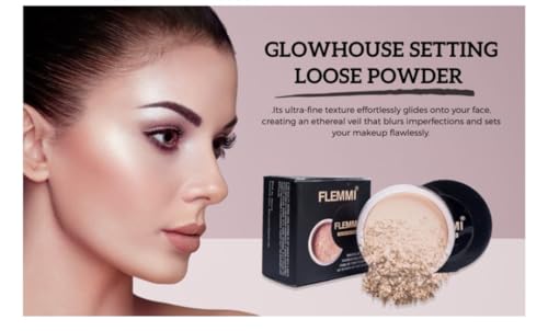 Glowhouse Make Up Combo Kit For Girls & Women, 1Makeup Fixer, 1 Primer, 2 In 1 Concealer And Highlighter Stick, 1 High Definition Foundation, 1 compact powder black - Image 4