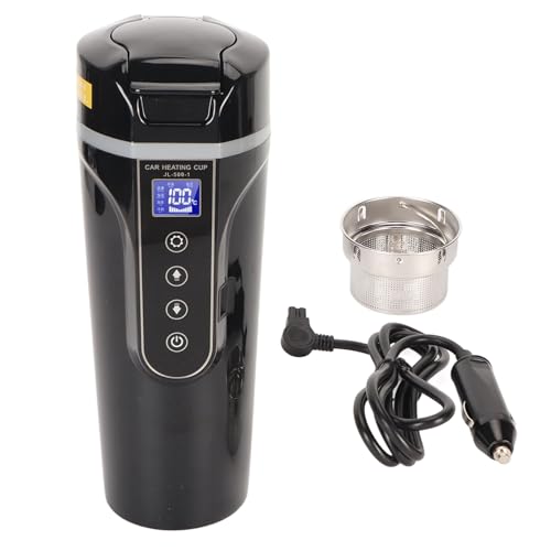 Tetera Eléctrica de Viaje 500ml Negra con Pantalla de Temperatura miniatura 1