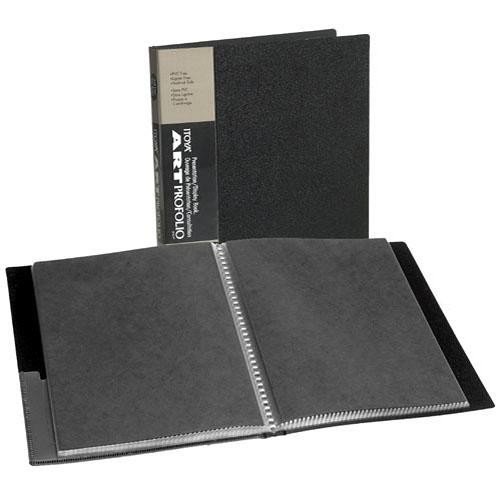 Itoya IA129 Original Art Profolio 9X12 Black Art Portfolio Binder With Plastic Sleeves And 48 Pages - Portfolio Folder For Artwork With Clear Sheet Protectors - Presentation Book thumb #1