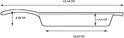 Miniatura 3 de Lodge L8SGP3ASHH41B - Sartén cuadrada de hierro fundido con mango de silicona roja 105 105 pulgadas Negro