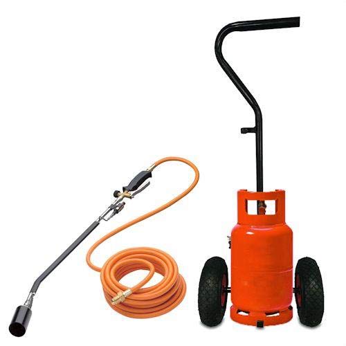 Sherpa Professional Gas Weed Burner and Trolley Kit