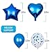 2019 Balloons Kit Blue, Graduation Party Balloons - 40 Inch Number Foil Balloons, Confetti Balloons for Wedding Bridal Shower and Children Graduation Party Decorations Supplies