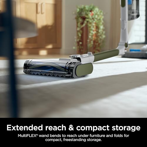 Shark PowerPro Flex Pet Plus Cordless Vacuum, FloorDetect Technology, MultiFLEX Wand, HEPA Filter, for Carpets & Hard Floors, Up to 50-Minute Runtime, Powerful Pet Hair Pickup, Olive, IZ387H by Shark - Image 4