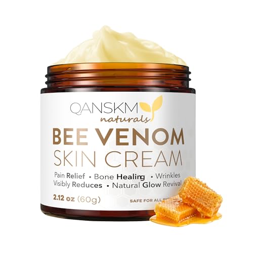 Bee Venom Skin Cream, Bee Venom Cream, Propolis Peptide Anti-Aging Moisturizer for Wrinkle Removal, Hydration & Firming Skin, Suitable for All Skin Types (60g)
