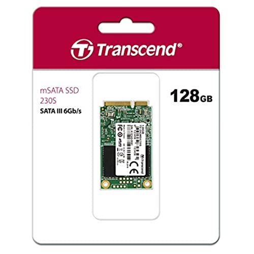 Image of Transcend 128GB MSA230S mSATA SATA III SSD, DRAM Cache